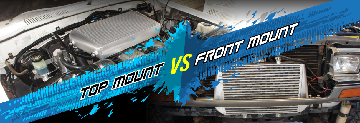 Top Mount Vs Front Mount Intercoolers Top Mount Vs Front Mount Intercoolers - Epic Battle