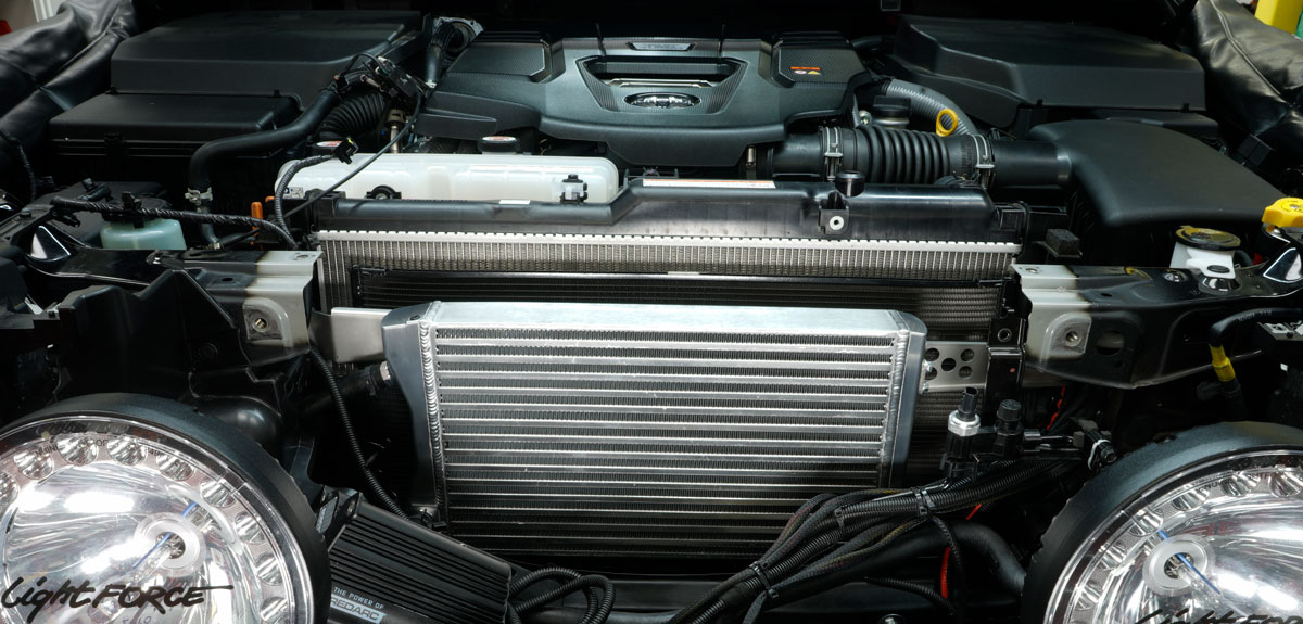 Fit a HPD Heat Exchanger to stop power loss when towing