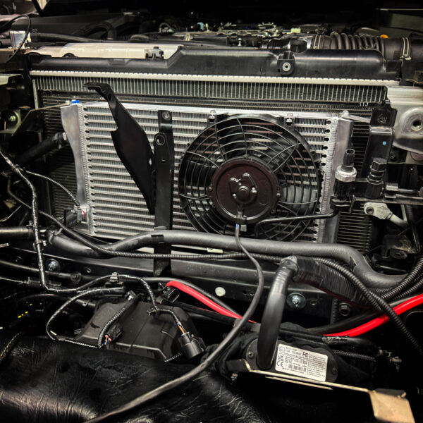 Toyota Landcruiser 300 Series Intercooler Heat Exchanger with thermo fan to suit models built from October 2025 onwards